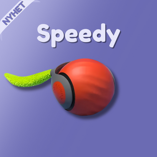 Speedy™ - Självrullande kattleksak som håller din katt aktiv med flera funktioner