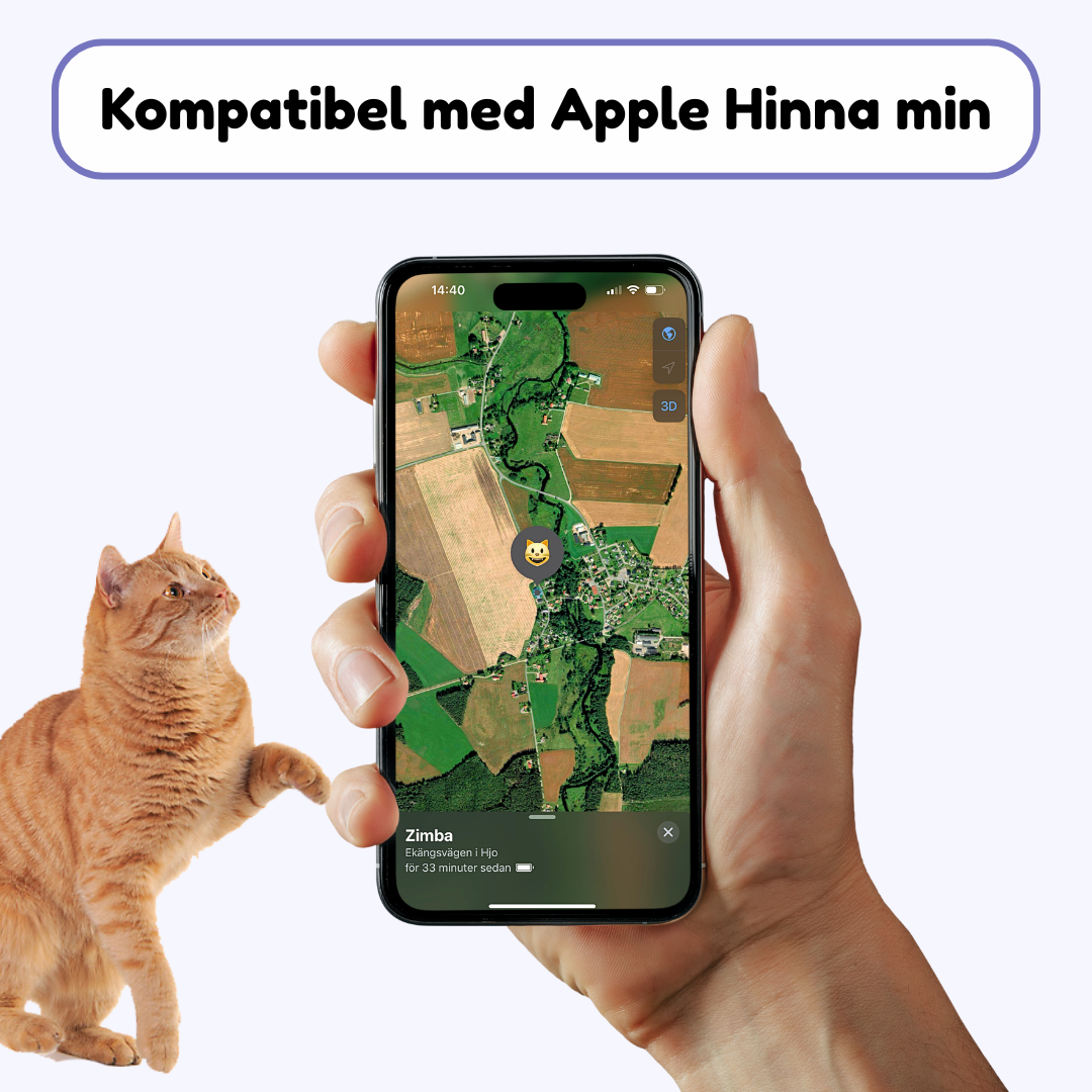 CatTag - Smart GPS spårare för katt (Iphone)