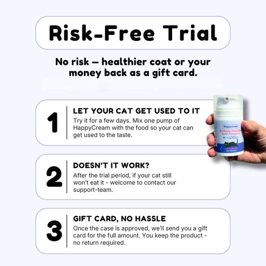 HappyCream – Velsmagende Omega-3 creme for en sund pels og reduceret affald