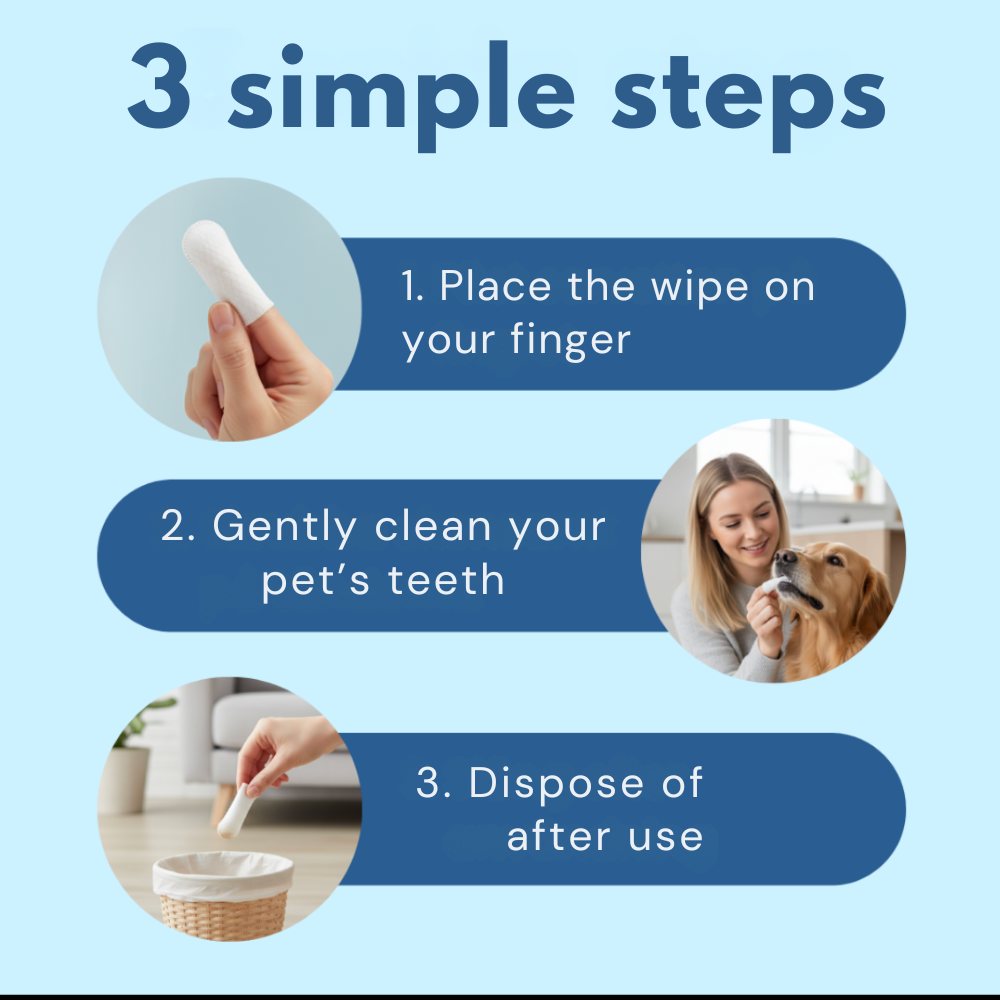 VetWipes – helps protect against dental problems