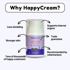 HappyCream – Tasty Omega-3 Cream for a Healthy Coat & Reduced Shedding