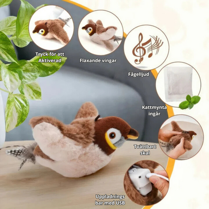 Flappy - The funniest bird toy for cats on the market