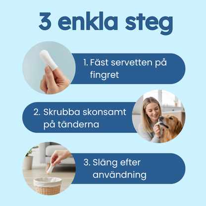 VetWipes - skyddar mot tandproblem