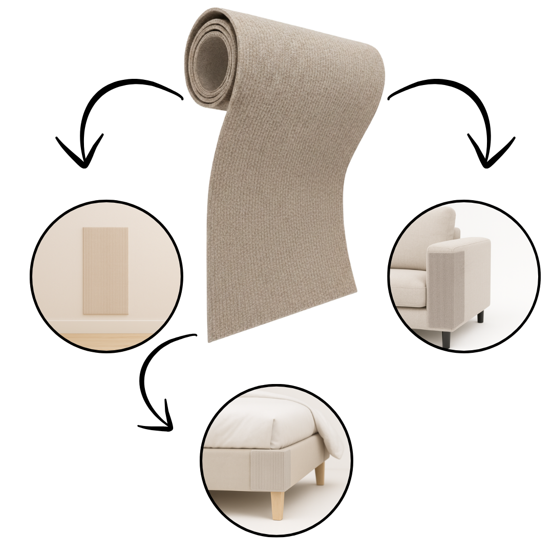 ScratchyPatch™ - Skyddar dina möbler från klösmärken med stil